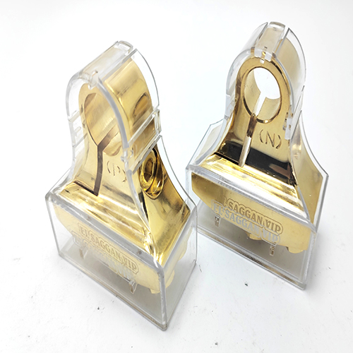 قطاش ومشبط بطارية سيارة نحاس تقيل جودة عالية جدا - من قطعتين - كود 5063