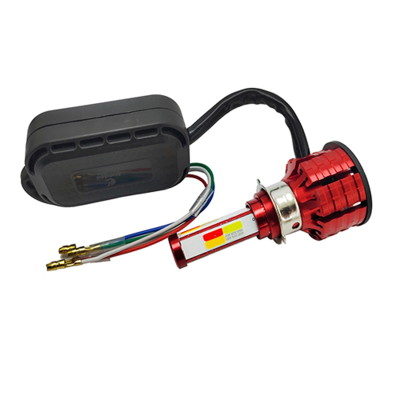 لمبة ليد LED اضاءة عالية الجودة - اضاءة 7 الوان - لون المنتج احمر - ثابت ورعاش ومتنوع - للموتوسيكلات والدراجات النارية