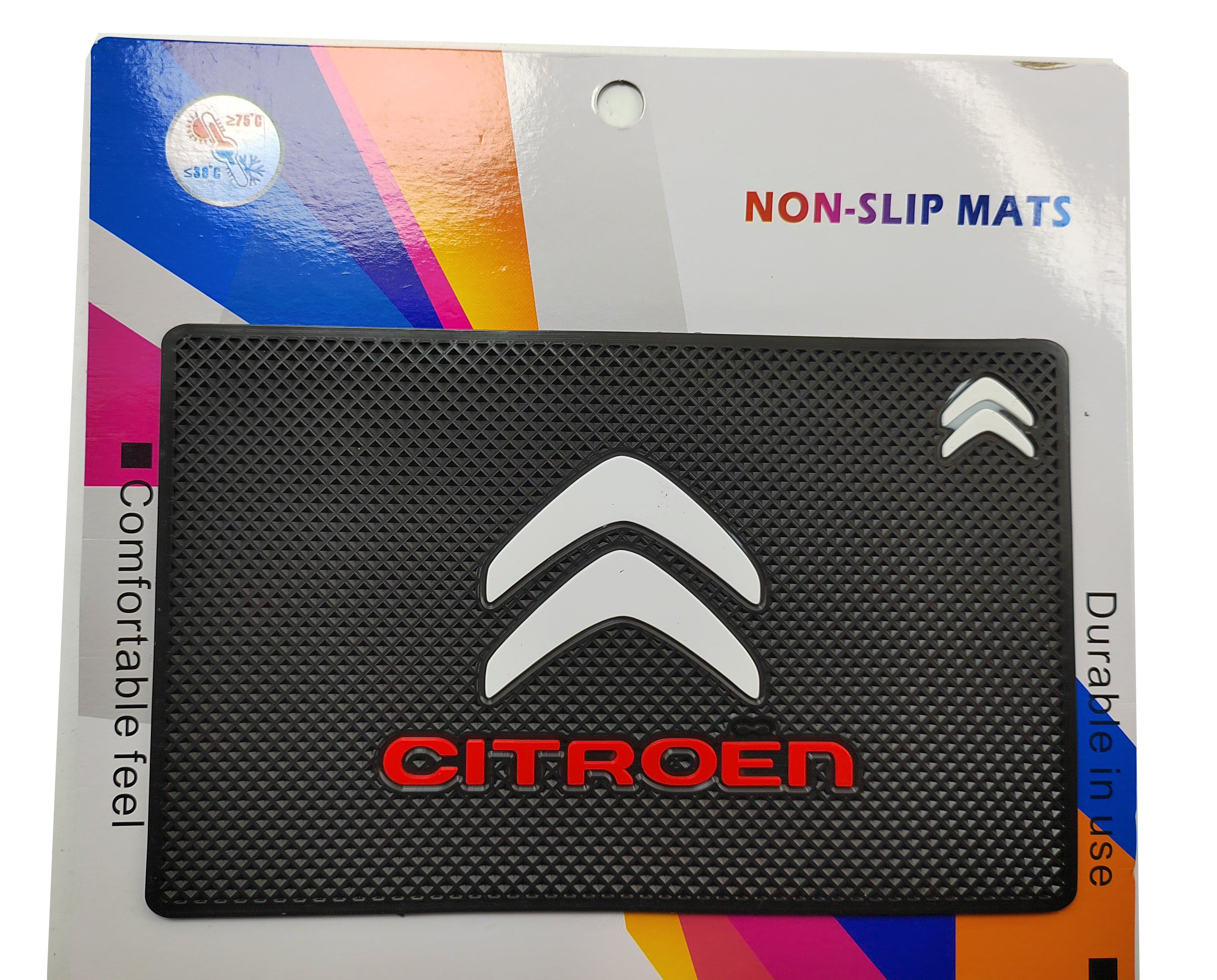 بادة تابلوة سيارة سيليكون شكل جديد ومميز لسيارتك  متوافقة مع شعار-  ستروين Citroën-مقاس طول 19سم عرض 12سم -