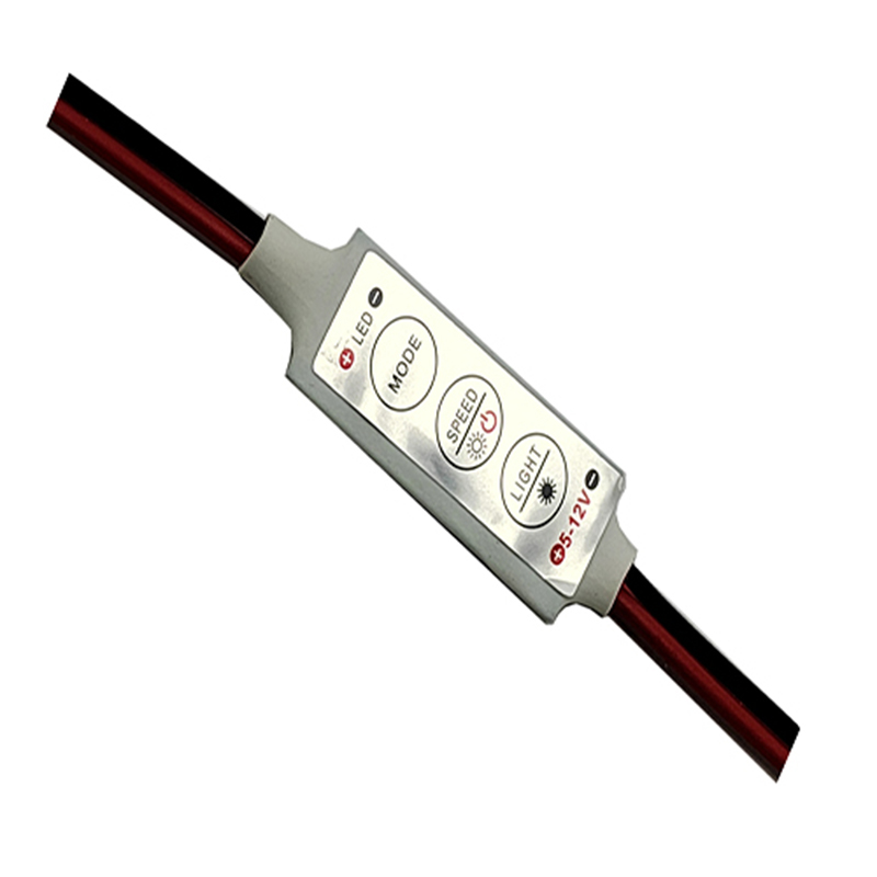 وحدة شريحة رعاش الكترونية تحويل الاضاءة من عادية الى رعاش مع تحكم كام فى سرعة الرعاش وتحكم فى قوة الاضاءة وعدة انماط اخرى تعمل على 12 فولت