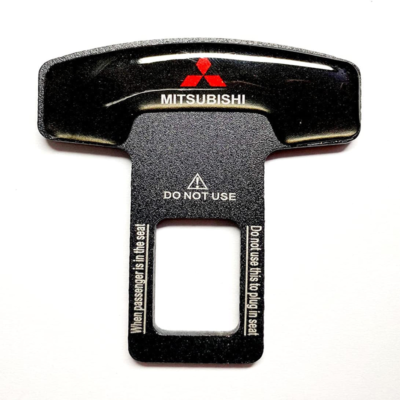مشبك معدنى سكاته حزام امان للسيارة سدادة انذار من قطعتين ميتسوبيشى