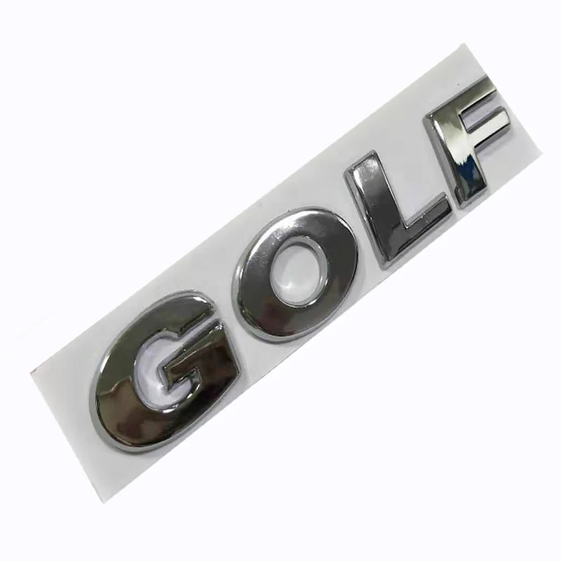 ملصق سيارة ثلاثى الابعاد  فضى GOLF