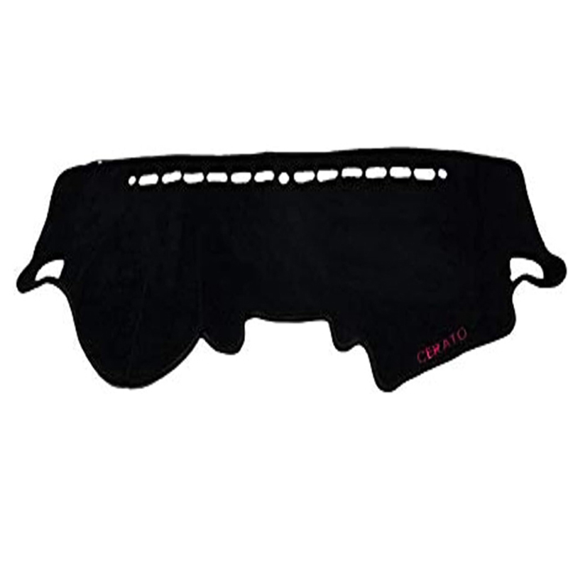 بادة وفرش تابلوة السيارة للحماية من الاتربة واشعة الشمس - اسود خط اسود - كيا سيراتو 2010