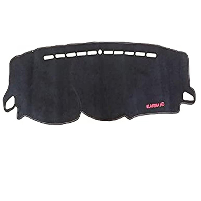 بادة وفرش تابلوة السيارة للحماية من الاتربة واشعة الشمس - اسود خط اسود - هيونداى النترا HD