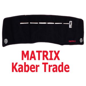 بادة وفرش تابلوة السيارة للحماية من الاتربة واشعة الشمس - اسود خط اسود - ماتريكس