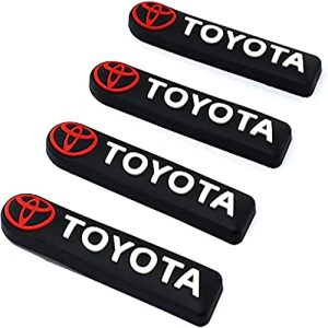 طقم صدادة باب سيارة سيليكون مرن لصق للوقاية وحماية باب السيارة من الخدوش اثناء فتح الباب - 4 قطع  -تويوتا Toyota