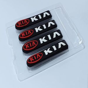 طقم صدادة باب سيارة سيليكون مرن لصق للوقاية وحماية باب السيارة من الخدوش اثناء فتح الباب - 4 قطع  - كيا KIA