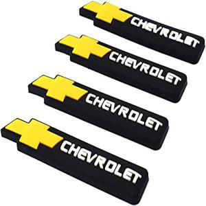 طقم صدادة باب سيارة سيليكون مرن لصق للوقاية وحماية باب السيارة من الخدوش اثناء فتح الباب - 4 قطع  - شيفرولية Chevrolet