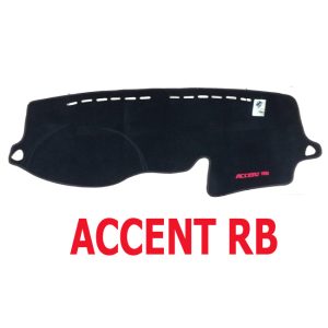 بادة وفرش تابلوة السيارة للحماية من الاتربة واشعة الشمس - اسود خط اسود - اكسينت RB