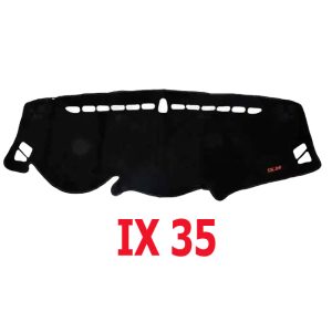 بادة وفرش تابلوة السيارة للحماية من الاتربة واشعة الشمس - اسود خط اسود - IX 35