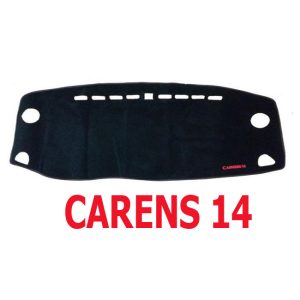 بادة وفرش تابلوة السيارة للحماية من الاتربة واشعة الشمس - اسود خط اسود - كارنز 14