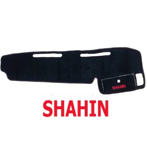 بادة وفرش تابلوة السيارة للحماية من الاتربة واشعة الشمس - اسود خط اسود - شاهين