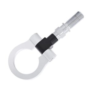 هوك سحب للسيارة مناسب لجميع السيارات _ امامي _ شكل دائري لون سلفر