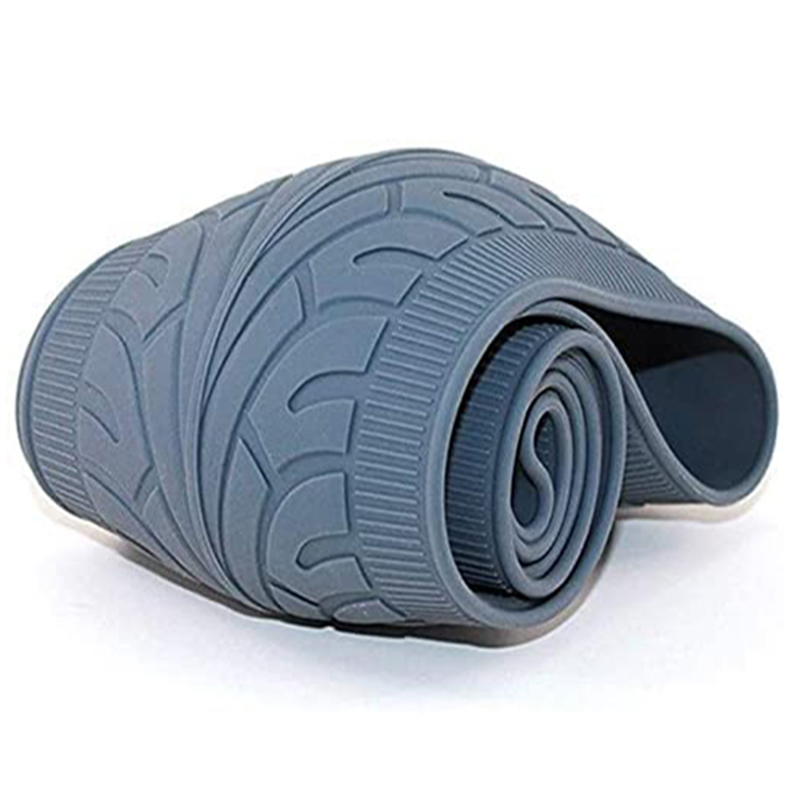 غطاء عجلة القيادة السليكون المرن يتميز باللون بنفسجي تصميم حامي لعجلة القيادة وملمس مريح لليد