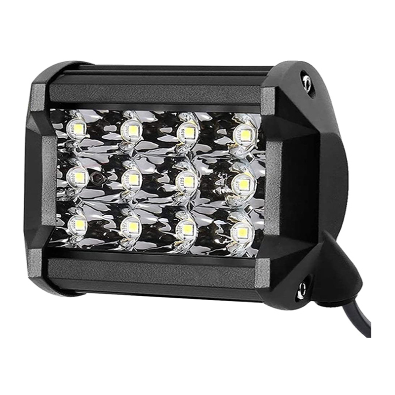 كشاف فانوس 12 ليد مربع نور ابيض قطعة واحدة