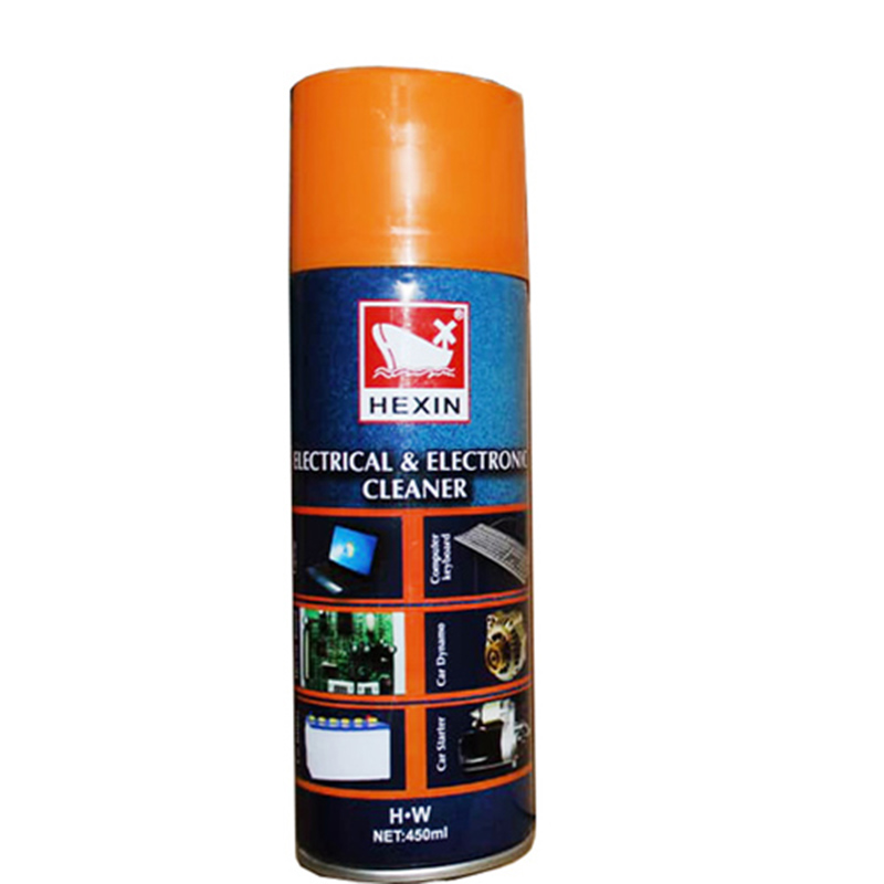 اسبرى جاف منظف الكترونيات للسيارات والاجهزة الكهربائية ومتعدد الاستخدامات - من HEXIN - عبوة واحدة حجم 450 مم -