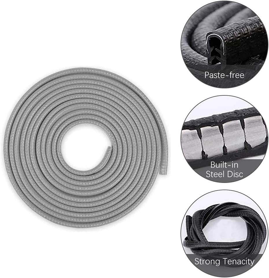 واقيات حافة باب السيارة بطول 32 مترًا - حافة مطاطية مرنة لحماية حواف السيارات والقوارب والسيارات ومعدات الزجاج المعدني، أشرطة ختم واقية متينة وقابلة للإزالة سوداء 9 واقيات حافة باب السيارة بطول 32 مترًا - حافة مطاطية مرنة لحماية حواف السيارات والقوارب والسيارات ومعدات الزجاج المعدني، أشرطة ختم واقية متينة وقابلة للإزالة سوداء - الصورة 9