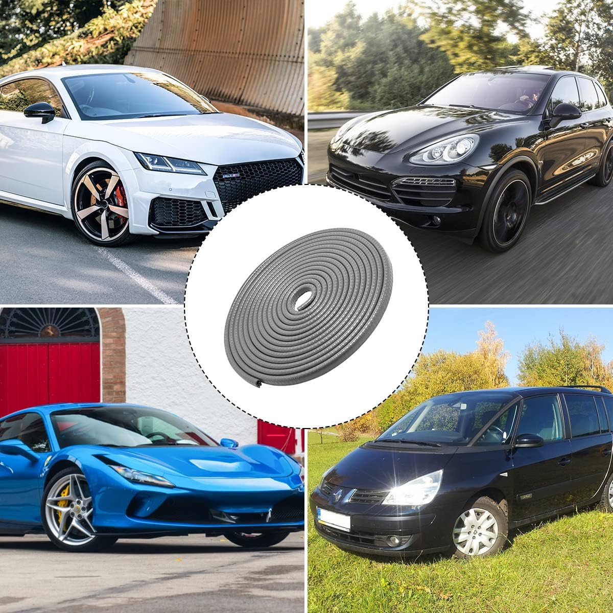 واقيات حافة باب السيارة بطول 32 مترًا - حافة مطاطية مرنة لحماية حواف السيارات والقوارب والسيارات ومعدات الزجاج المعدني، أشرطة ختم واقية متينة وقابلة للإزالة سوداء 6 واقيات حافة باب السيارة بطول 32 مترًا - حافة مطاطية مرنة لحماية حواف السيارات والقوارب والسيارات ومعدات الزجاج المعدني، أشرطة ختم واقية متينة وقابلة للإزالة سوداء - الصورة 6