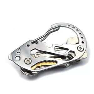 ميدالية وسلسلة مفاتيح سيارة او مكتب او منزل متعددة الاستخدامات والوظائف المتنوعة - استانلس غير قابل للصدا -