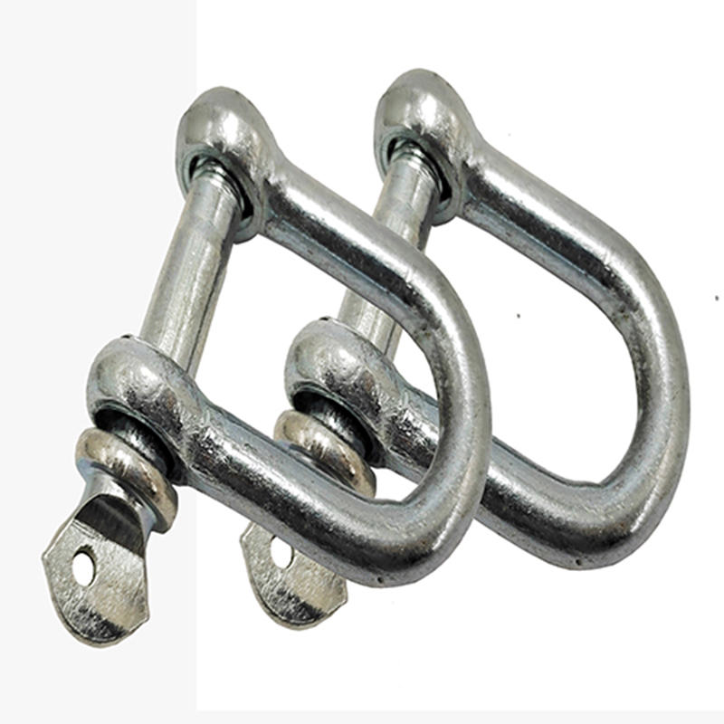 قفل جنزير صلب مجلفن غير قابل للصدأ - مقاس 10 مم - عدد 2 قطعة