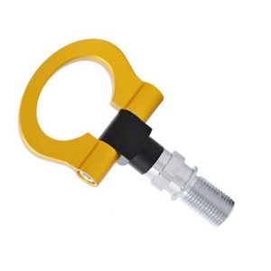 هوك سحب سيارة مناسب لجميع السيارات _ امامي _ شكل دائري لون دهبى