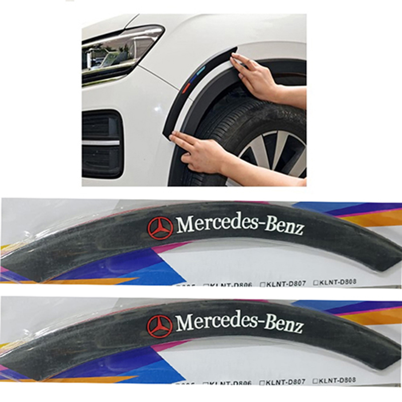 داير صدادة رفرف سيارة سيليكون مرن شكل جمالى وحماية لرفرف السيارة – 2 قطع مرسيدس