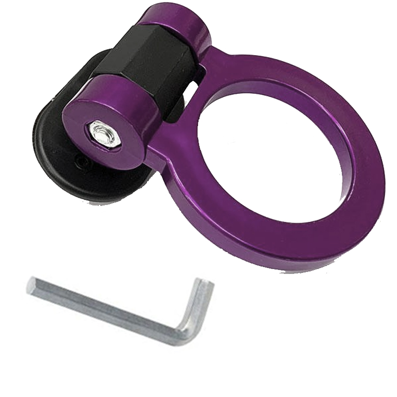 هوك زينة للسيارة مناسب لجميع السيارات _ امامي _ شكل دائري لون بنفسجي