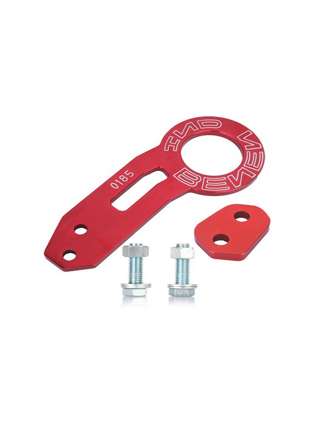 هوك سحب للسيارة مناسب لجميع السيارات _ خلفي _ لون احمر