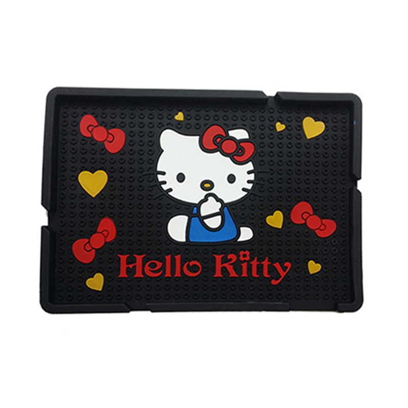 بادة تابلوه سيارة سيليكون صغيرة - Hello Kitty