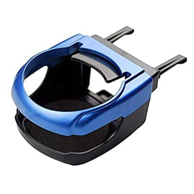 هولدر وحامل مشروبات واكواب على ريشة تكييف السيارة - قطعة واحدة - لون ازرق