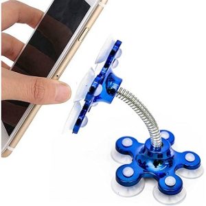 فوني حامل موبايل ماجيك ماكر، حامل موبايل متعدد الاغراض قابل للدوران 360 درجة، حامل موبايل بذراع طويل للسيارة متعدد الوظائف، حامل موبايل بكوب شفط مزدوج الجوانب، متوافق مع حامل الهاتف المغناطيسي العالمي