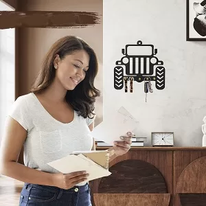 حامل وشماعة مفاتيح علاقة خشب مودرن ب 5 خطاف لتعليق المفاتيح مناسبة للمنازل والمكاتب - بتصميم شعار سيارة بى ام - (كود 6319) 7 حامل وشماعة مفاتيح علاقة خشب مودرن ب 5 خطاف لتعليق المفاتيح مناسبة للمنازل والمكاتب - بتصميم شعار سيارة بى ام - (كود 6319) - الصورة 7