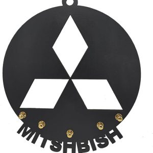 حامل وشماعة مفاتيح علاقة خشب مودرن ب 5 خطاف لتعليق المفاتيح مناسبة للمنازل والمكاتب - متوافق مع ميتسوبيشى