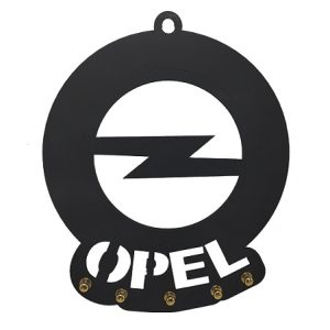 حامل وشماعة مفاتيح علاقة خشب مودرن ب 5 خطاف لتعليق المفاتيح مناسبة للمنازل والمكاتب - بتصميم متوافق سيارة مع اوبل