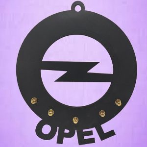 حامل وشماعة مفاتيح علاقة خشب مودرن ب 5 خطاف لتعليق المفاتيح مناسبة للمنازل والمكاتب - متوافق سيارة مع اوبل -