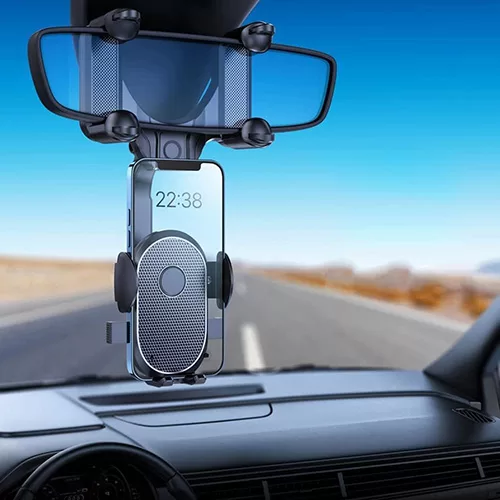 ريو بي كيه اف اتش حامل موبايل للسيارة، حامل موبايل لمراة الرؤية الخلفية قابل للدوران 360 درجة، حامل موبايل بنظام تحديد المواقع العالمي لجميع الهواتف الذكية والسيارات (كود 6400 ) 12 ريو بي كيه اف اتش حامل موبايل للسيارة، حامل موبايل لمراة الرؤية الخلفية قابل للدوران 360 درجة، حامل موبايل بنظام تحديد المواقع العالمي لجميع الهواتف الذكية والسيارات (كود 6400 ) - الصورة 12