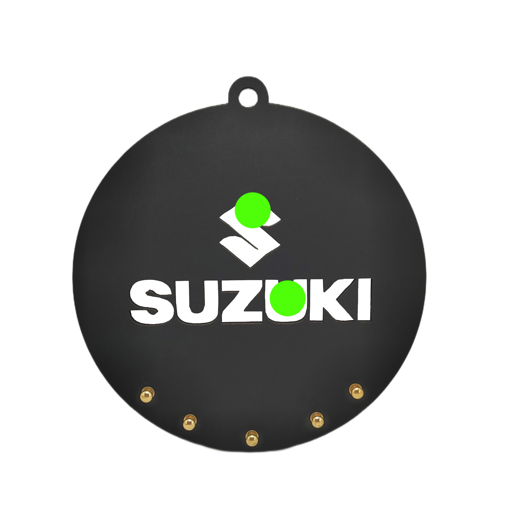 حامل وشماعة مفاتيح علاقة خشب مودرن ب 5 خطاف دائرية 21 سم لتعليق المفاتيح مناسبة للمنازل والمكاتب - متوافق مع علامة سيارة سوزوكى -