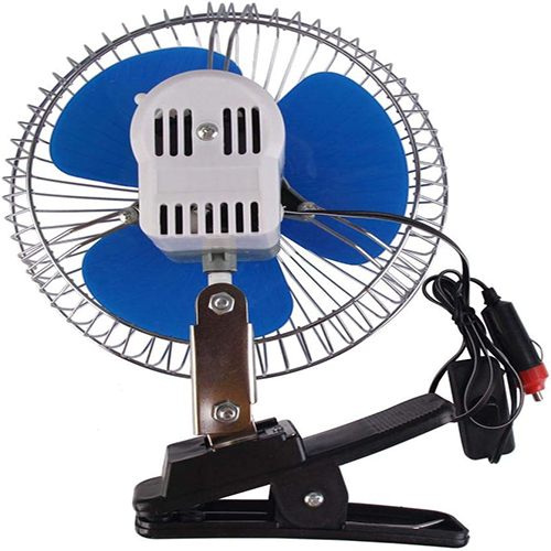 مروحة سيارة محمولة بمشبك مقاس 8 انش، تبريد وتابلوه السيارة مع قابس ولاعة سجائر بجهد 12 فولت، عدد المنافذ: 3، أزرق، من ذا لورد اوف تولز، 100 واط 2 مروحة سيارة محمولة بمشبك مقاس 8 انش، تبريد وتابلوه السيارة مع قابس ولاعة سجائر بجهد 12 فولت، عدد المنافذ: 3، أزرق، من ذا لورد اوف تولز، 100 واط - الصورة 2