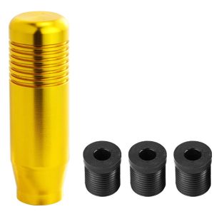 مقبض عصا فتيس للسيارة من خليط معدني من الألومنيوم لذراع الفتيس اليدوي من كايلو- ذهبي