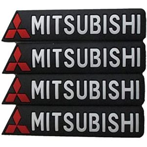 صدادة باب واقي ممتص للصدمات لابواب السيارة مضاد للصدمات للسيارات وسيارات الدفع الرباعي والشاحنات ، متوافقة مع ميتسوبيشى - 4 قطع