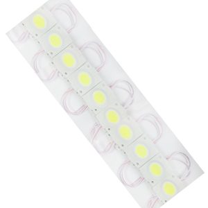 لمبة ليد للسيارات والدراجات والشاحنات - اضاءة ليد مناسبة لصالون السيارة والاضاءات الخلفية ومتعددة الاستخدامات - ليد مدور ابيض - 10 قطع
