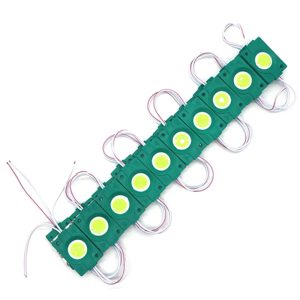 لمبة ليد للسيارات والدراجات والشاحنات - اضاءة ليد مناسبة لصالون السيارة والاضاءات الخلفية ومتعددة الاستخدامات - ليد مدور اخضر - 10 قطع