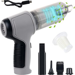 مكنسة كهربائية صغيرة محمولة باليد مكنسة ميني جبارة ، قوة شفط وطرد عالية ، للمنزل والسيارة متعددة الاستخدامات ، سهلة الحمل والتخزين ، قوية وفعّالة