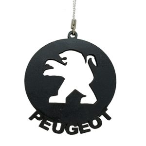 عليقة إكسسوار مصنوعة من الخشب بتصميم عصري للسيارات والشاحنات، مقاس 6 سم × 5 سم - متعدد الألوان