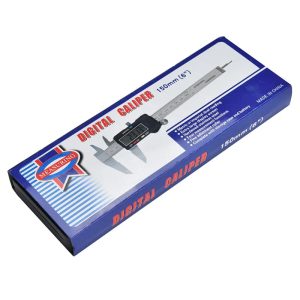 مقياس ميكرومتر رقمي الكتروني ، برجل مقياس فرجار متطور رقمي ستانلس ستيل لقياس السماكة ، 6 انش - 150ملم