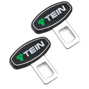 سكاتة ومشبك حزام امان لمقعد السيارة وسدادة انذار امان - متوافقة مع تن؟ ( معدن مطاط 2 قطعة )