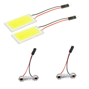 شريحة ليد فانوس صالون لجميع السيارات ،إضاءة LED ساطعة ودائمة، مما يوفر لك إضاءة مثالية للقراءة أو العمل في سيارتك ( شريحة 16 ليد ، 2 قطعة )