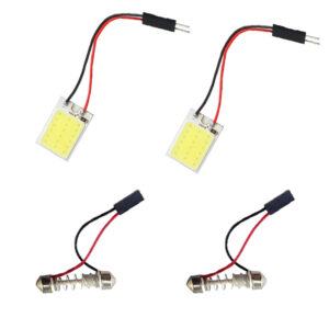 شريحة ليد فانوس صالون لجميع السيارات ،إضاءة LED ساطعة ودائمة، مما يوفر لك إضاءة مثالية للقراءة أو العمل في سيارتك ( شريحة 18 ليد ، 2 قطعة )