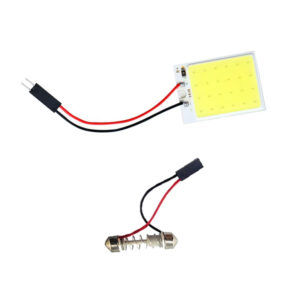 شريحة ليد فانوس صالون لجميع السيارات ،إضاءة LED ساطعة ودائمة، مما يوفر لك إضاءة مثالية للقراءة أو العمل في سيارتك ( شريحة 24 ليد ، قطعة واحدة )