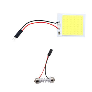 شريحة ليد فانوس صالون لجميع السيارات ،إضاءة LED ساطعة ودائمة، مما يوفر لك إضاءة مثالية للقراءة أو العمل في سيارتك ( شريحة 48 ليد ، قطعة واحدة )